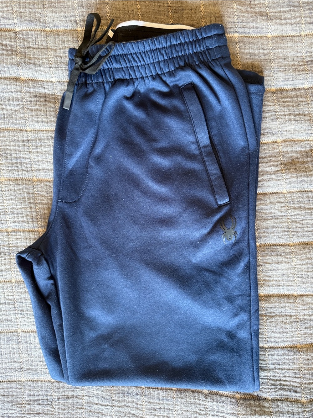 Men's Spyder Navy Sweatpants (large)